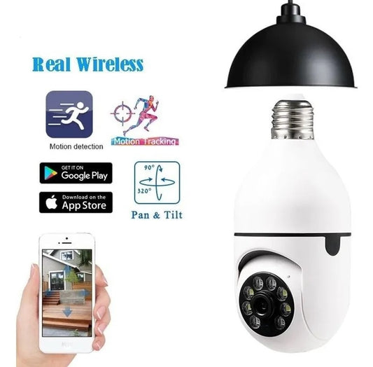 Cámara bombillo WiFi 360 - vista general del producto