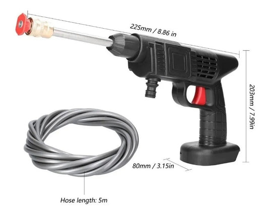 HidroStock™  Hidrolavadora Inalámbrica 48V | 2 Baterías | Alta Presión