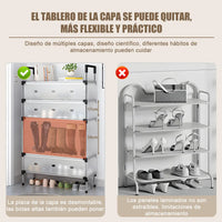 Organizador de zapatos 6 niveles con tapa